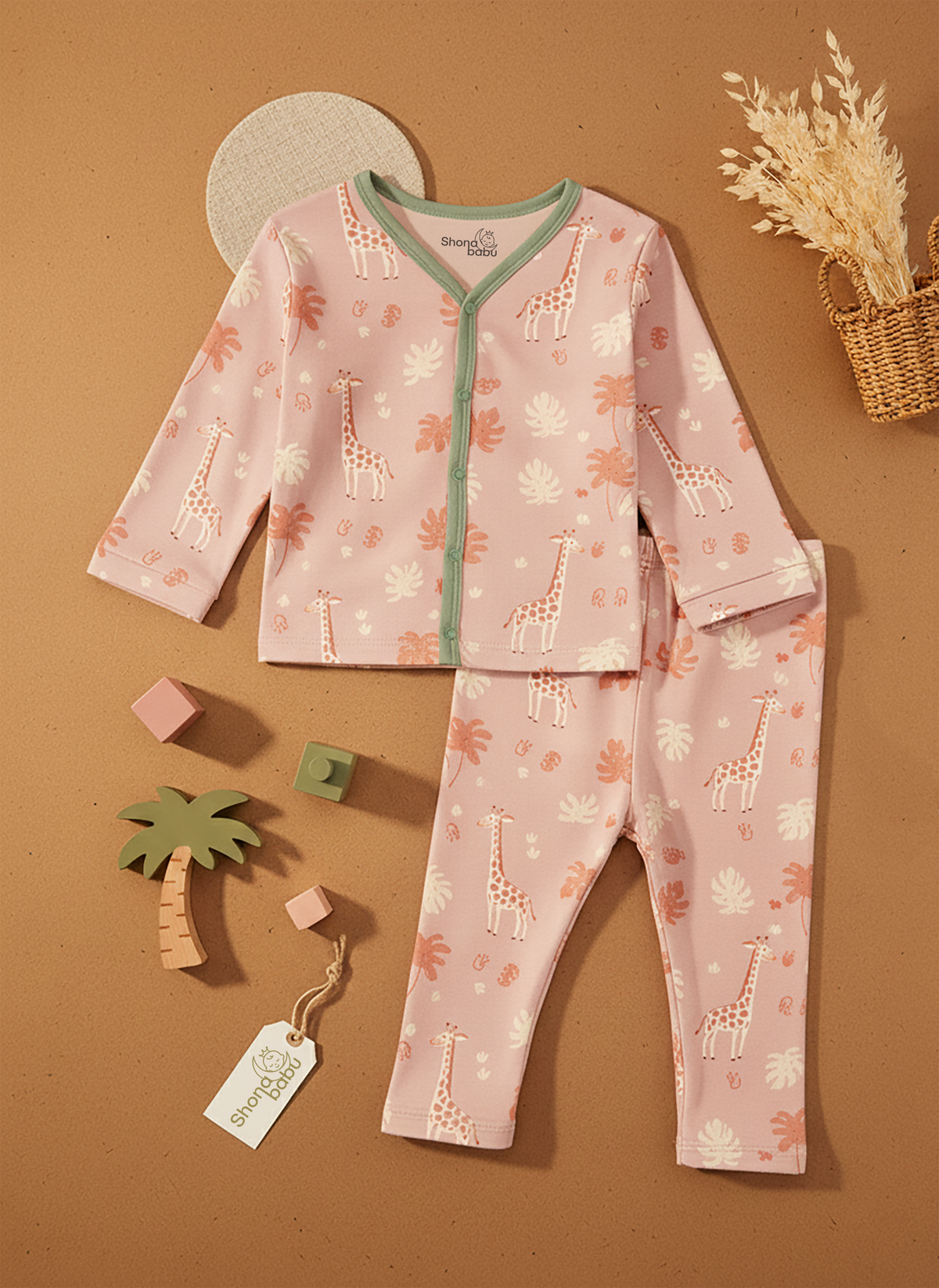 Soft Blush Pajama Set